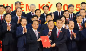Ông Đặng Xuân Phong nhận nhiệm vụ Bí thư Tỉnh ủy Ninh Bình
