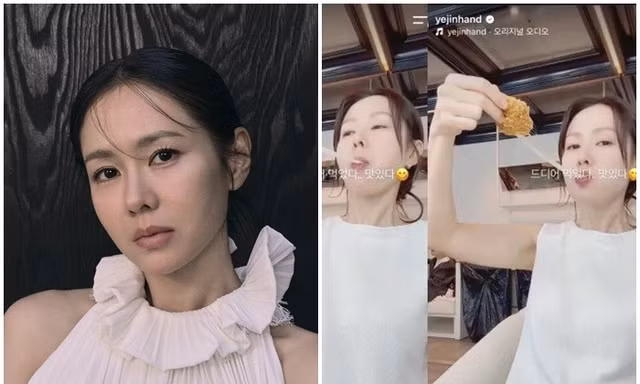 Tranh cãi sau màn mukbang của Son Ye Jin