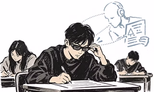 Tại sao các hình phạt cho cùng một sự việc liên quan đến 'gian lận thi cử bằng kính AI' lại khác nhau?