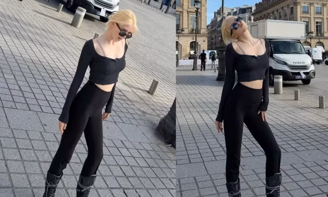 Han So Hee thu hút sự chú ý tại Paris