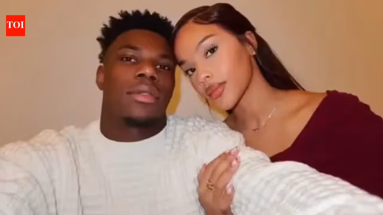 Aurelien Tchouameni y su novia Suzette Carter. 1.jpg