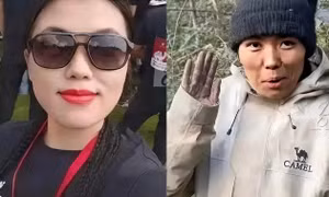 Cô gái ngã quỵ sau thử thách 36 ngày sống hoang dã trong rừng