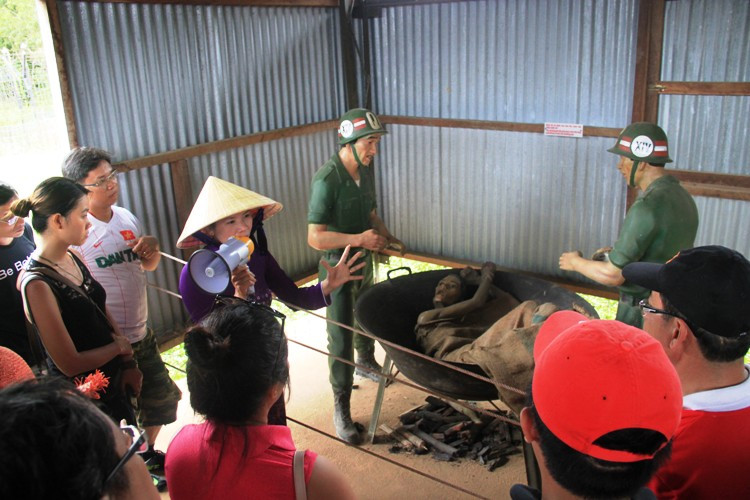 Nhà tù Phú Quốc là một bằng chứng sống động ghi dấu tội ác vô cùng dã man của chế độ thực dân, đế quốc xâm lược, đồng thời nói lên tinh thần bất khuất đấu tranh kiên cường của các chiến sĩ cách mạng. Ảnh: Nguyễn Huy