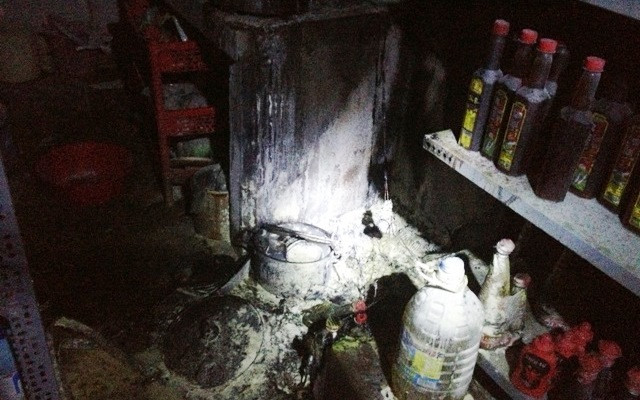 Hiện trường vụ cháy. Ảnh Cảnh sát PCCC cung cấp