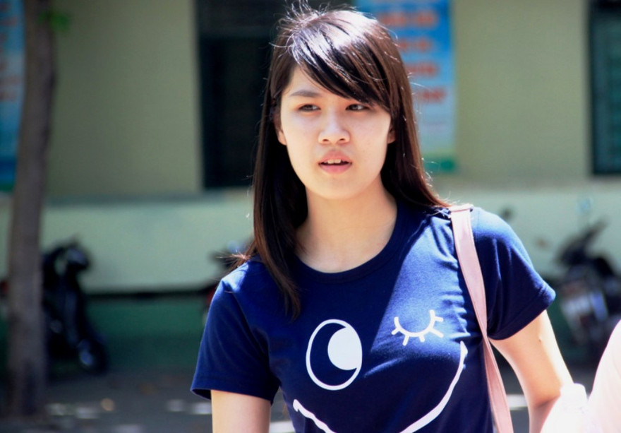 Thí sinh Đà Nẵng tự tin trước ngày thi ĐH đợt 2. Ảnh: Nguyễn Huy