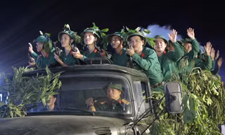 Toàn cảnh chương trình nghệ thuật tái hiện cuộc chiến khốc liệt bên dòng sông Gianh