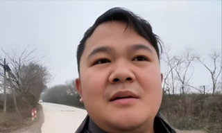 Nam thanh niên đi bộ gần 1.400 km về quê ăn Tết