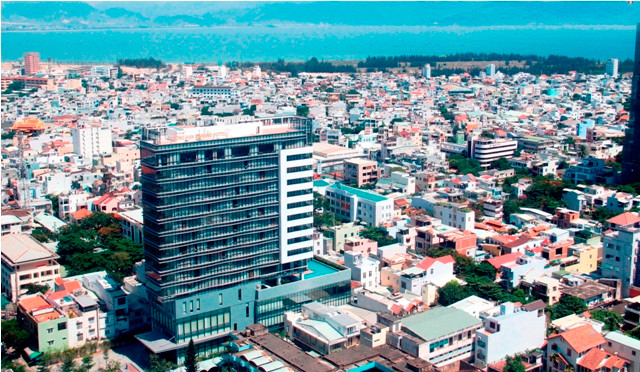 Một góc Đà Nẵng nhìn từ trên cao. Ảnh Nguyễn Thành