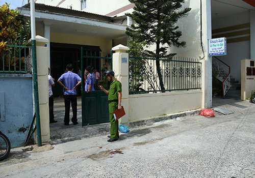 Hiện trường một vụ án mạng tại Đà Nẵng.