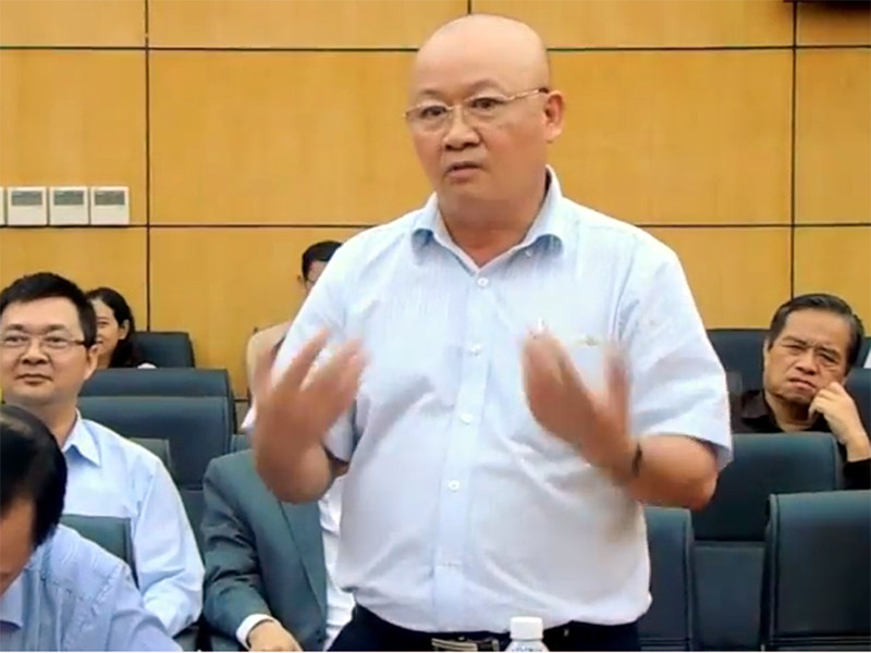 Ông Nguyễn Tăng Cường phát biểu tại hội thảo. Ảnh: MĐ