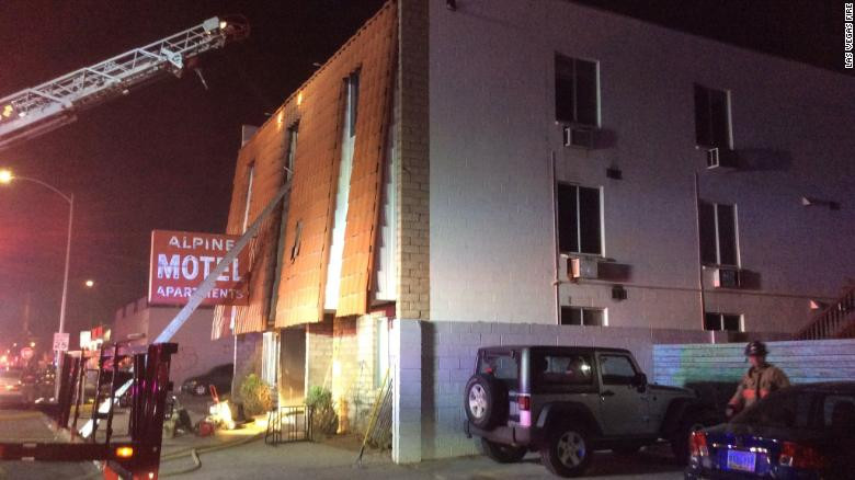 Hiện trường vụ cháy. Ảnh: CNN