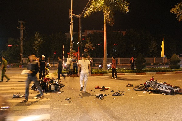 Hiện trường vụ tai nạn