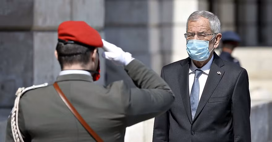 Tổng thống Áo Alexander Van der Bellen. Ảnh: AP