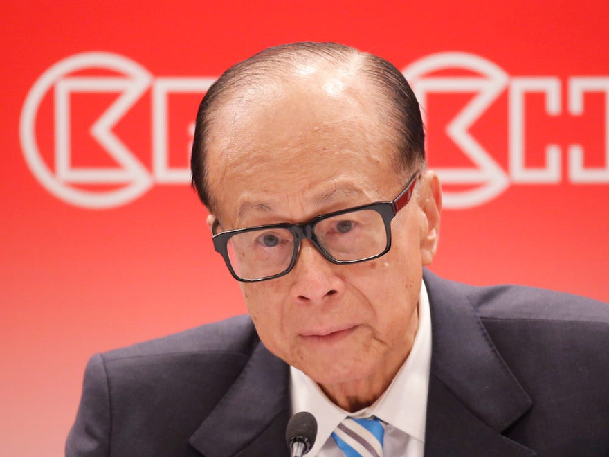 Ông Li Ka-shing. Ảnh: AP
