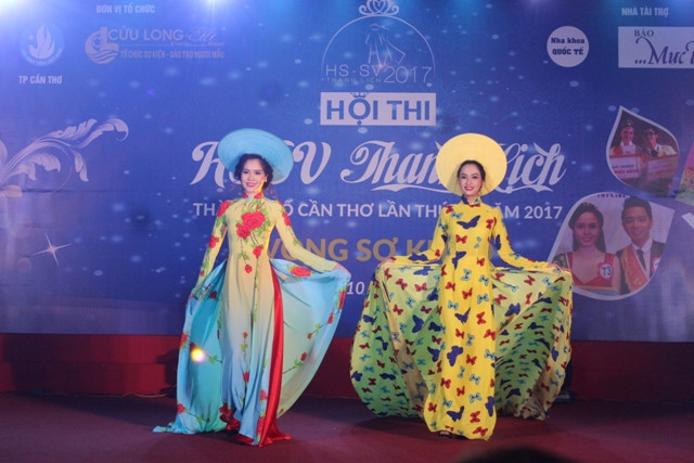 89 thí sinh dự 'Học sinh, sinh viên thanh lịch' TP Cần Thơ