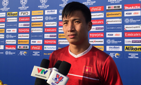 Bùi Tiến Dũng: ’Tuyển Việt Nam quyết tâm đánh bại Yemen’