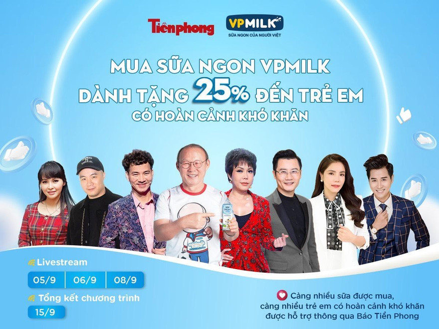 Tặng 500 thùng sữa đến trẻ em đang cách ly và đội ngũ tuyến đầu chống dịch