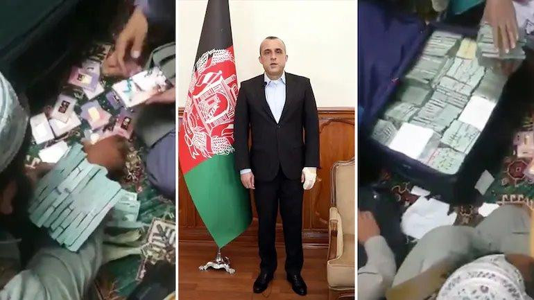 Cựu Phó Tổng thống Afghanistan - Amrullah Saleh (ảnh giữa). 
