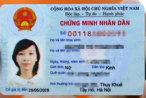 Chưa cấp CMND theo mẫu mới do trục trặc máy móc 