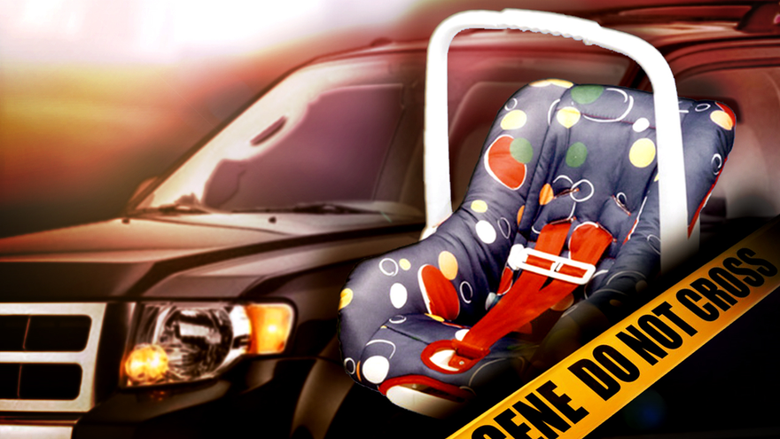 Kể từ đầu năm tới nay, ở Mỹ có 43 trẻ em tử vong sau khi bị bỏ quên trong xe khi nhiệt độ bên ngoài cao. Ảnh: KABB.