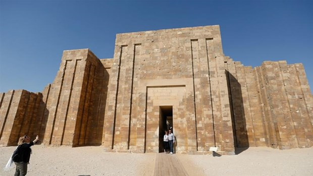 Kim tự tháp bậc thang Djoser. (Nguồn: Reuters)