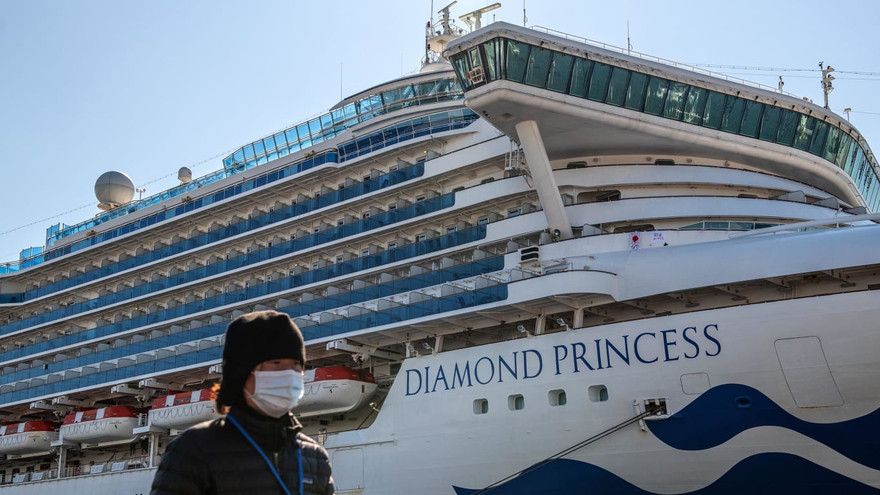 Tàu du lịch Diamond Princess. Ảnh: Reuters
