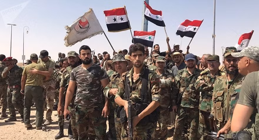 Quân đội Syria. Ảnh: Sputnik
