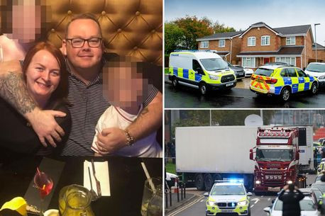 Hai vợ chồng Thomas - Joanna Maher (ảnh trái).