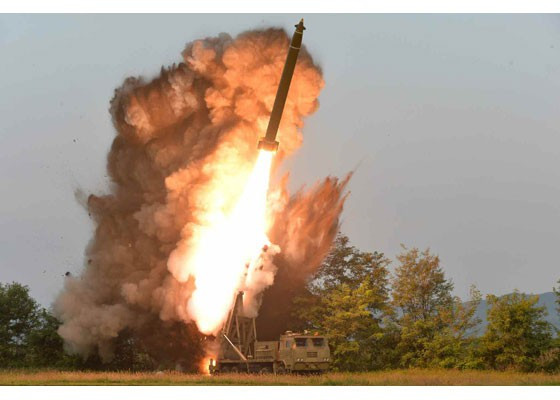 Vụ thử ngày 10/9 của Triều Tiên. Ảnh: KCNA