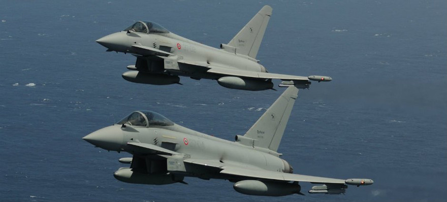 Chiến đấu cơ Eurofighter. Ảnh: Twitter