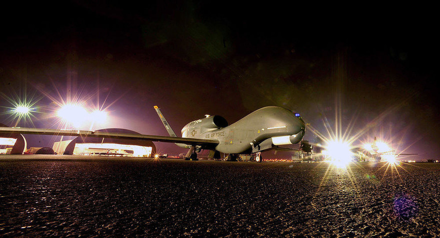 Máy bay trinh sát không người lái RQ-4 của Mỹ. Ảnh: CC0