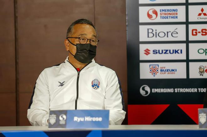 HLV Hirose: ‘Đội tuyển Campuchia thua 2 bàn quá sớm nhưng đã chơi tốt’ 