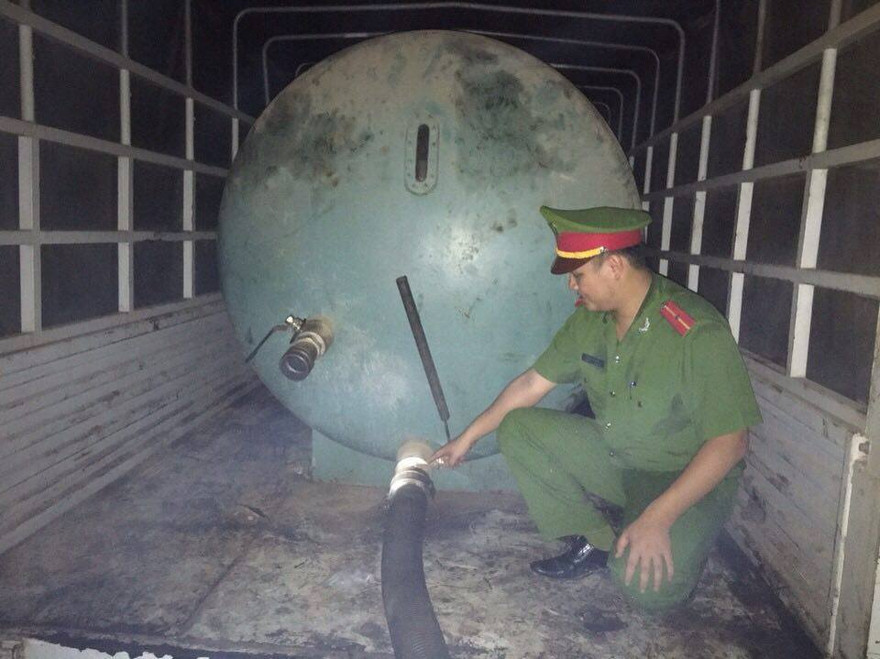 Hiện trường vụ việc.