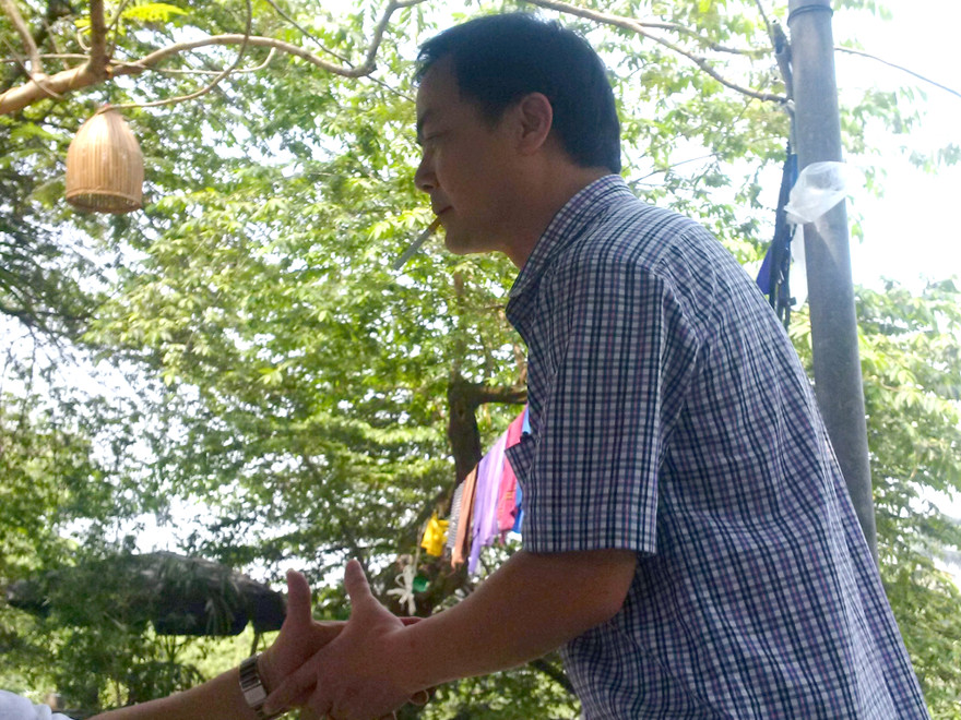 Đối tượng Cường xưng làm ở báo An ninh thủ đô.