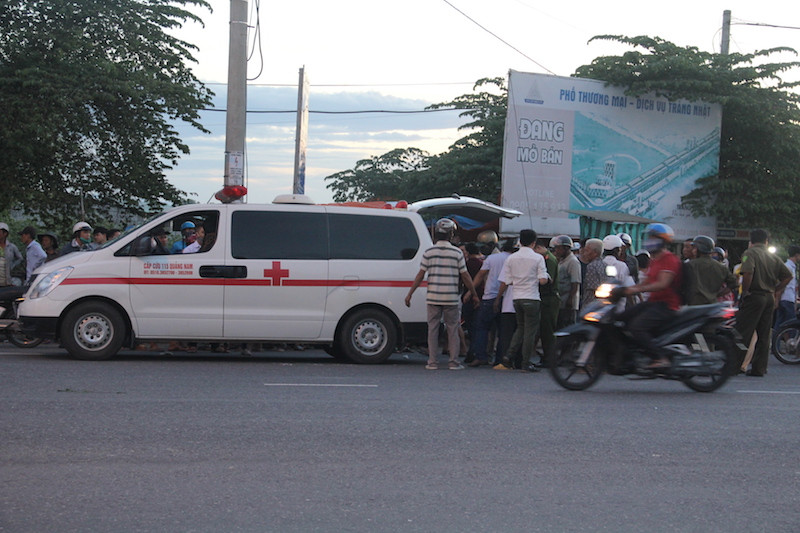 Hiện trường vụ tai nạn 