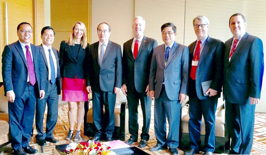 Bí thư Nguyễn Thiện Nhân mời doanh nghiệp Hoa Kỳ đầu tư