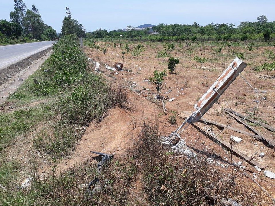 Hiện trường vụ tai nạn thương tâm.