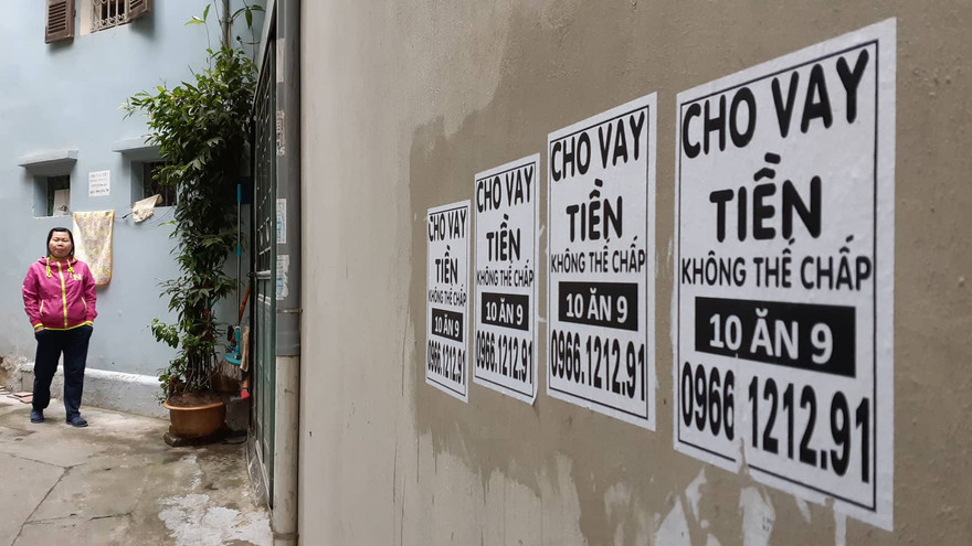 Tín dụng đen len lỏi mọi ngõ ngách. Ảnh: M.Đ