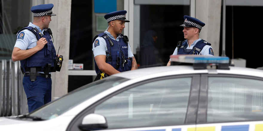 Cảnh sát New Zealand. Ảnh: AP.