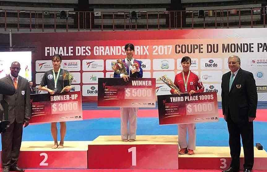 Võ sỹ Trương Thị Kim Tuyền giành HCĐ Taekwondo thế giới