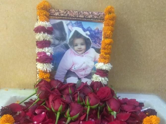 Bé Dhanishtha. Ảnh: Twitter