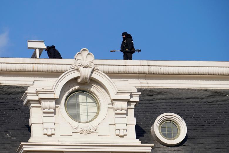 Vệ sĩ tại lễ nhậm chức của ông Joe Biden. Ảnh: Reuters