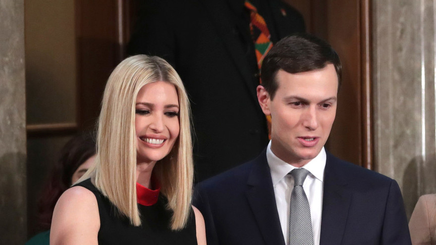 Hai vợ chồng Ivanka - Jared. Ảnh: Reuters