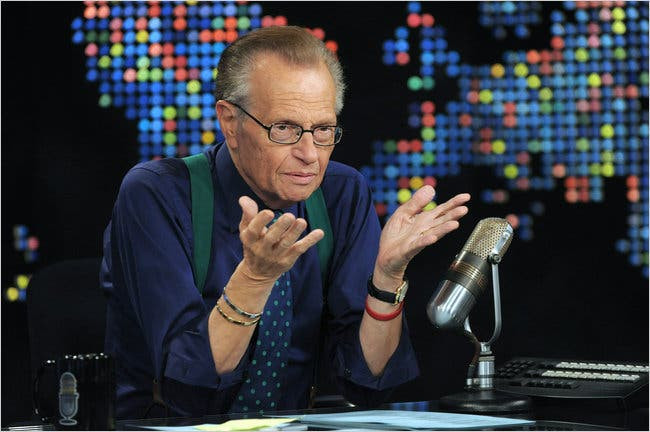 Ông Larry King. Ảnh: Getty