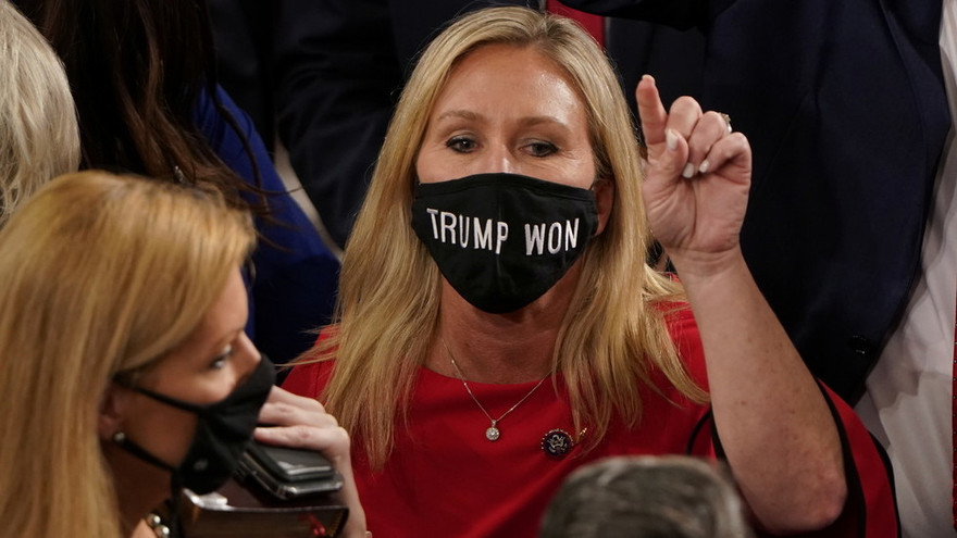Bà Marjorie Taylor Greene. Ảnh: Reuters