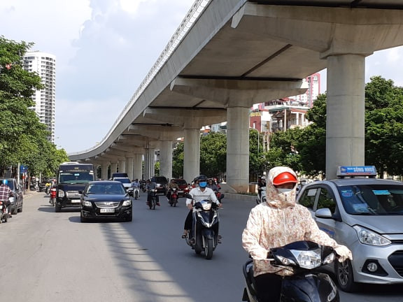 Dự án đường sắt ga Hà Nội - Nhổn nhiều tai tiếng. Ảnh: Minh Đức