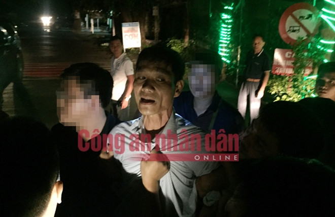 Giây phút bắt giữ Doãn Trung Dũng tại Hải Phòng.