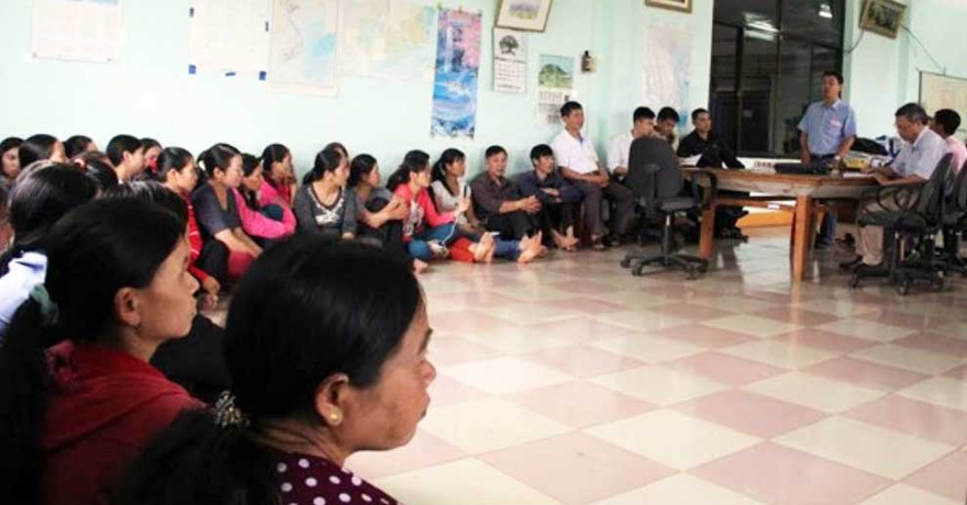 Đối thoại giữa ban giám đốc Kimono Japan và công nhân