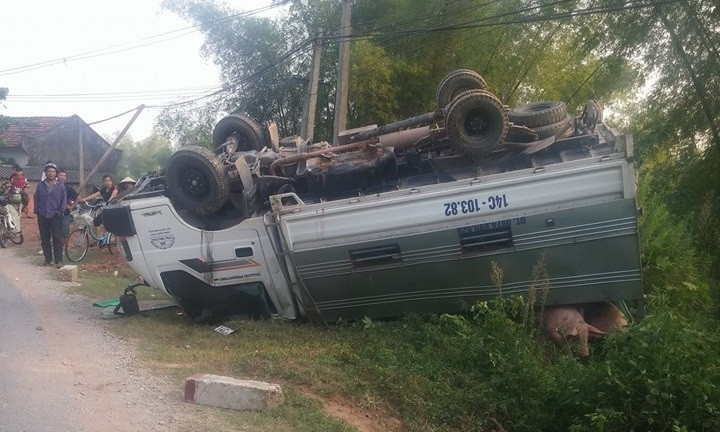 Hiện trường sự việc. Ảnh: Bùi Ngọc Tuyền