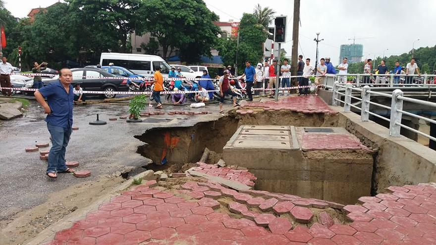 Hiện trường vụ việc.